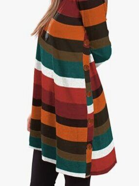 Lightweight Multicolor Sweaterdress - XXL